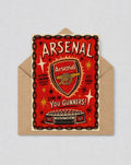 Arsenal Inspired Vintage COYG Classic Style Greetings Card | Arsenal Fan Gift | Birthday Card | 135