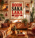 Boom Saka Laka Arsenal Print, Bukayo Saka Wall Art, Arsenal Poster, Football Fan Decor, North London Forever Artwork, Arsenal | 144A