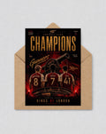 AFC Inspired Prem Champions 25/26 Greetings Card | Arsenal Fan Gift | Birthday Card | 140