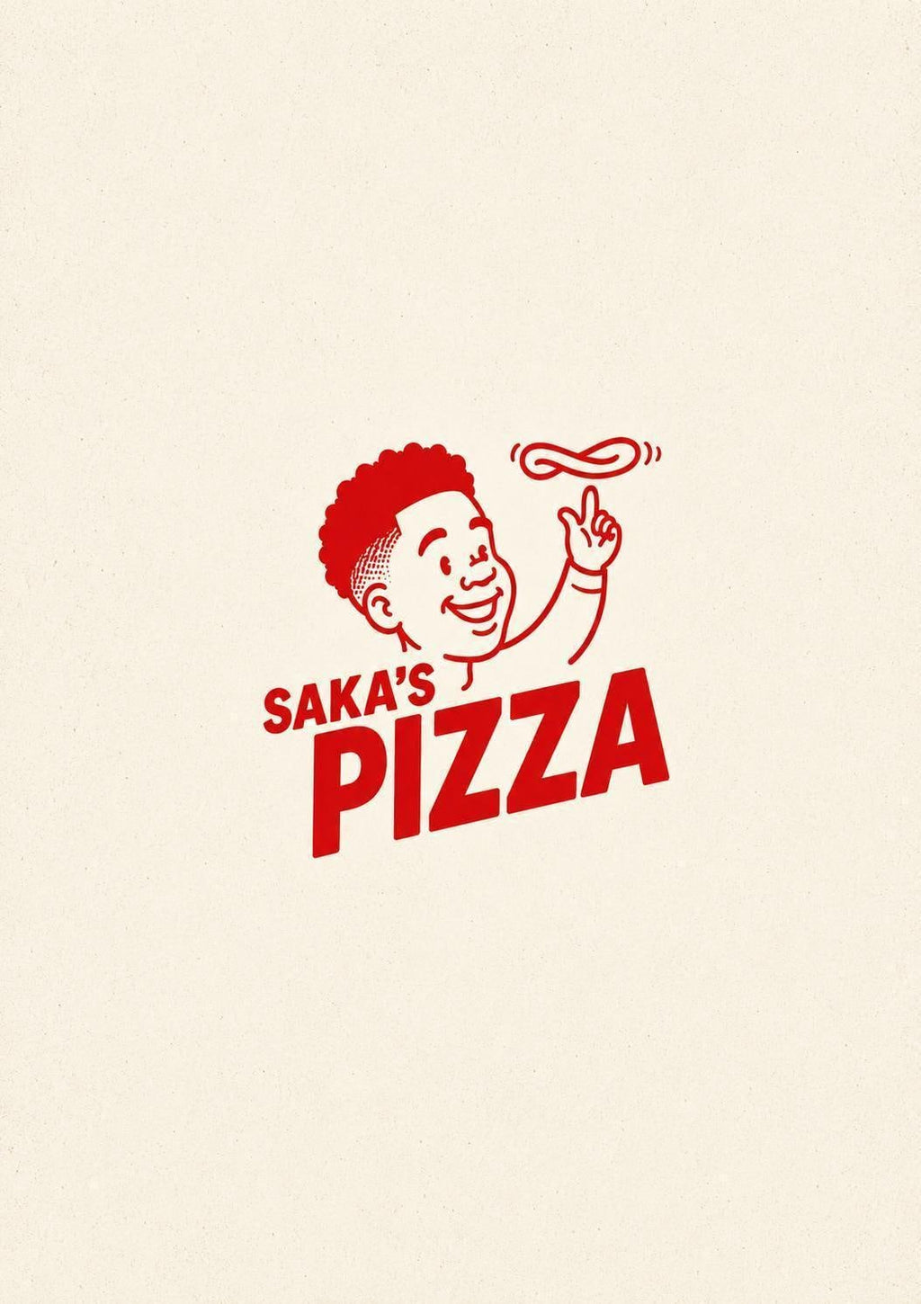 Saka’s Pizza Arsenal Fan Print, Funny Football Wall Art, Gunners Supporter Poster, Football Fan Gift, Arsenal Inspired Artwork | 052