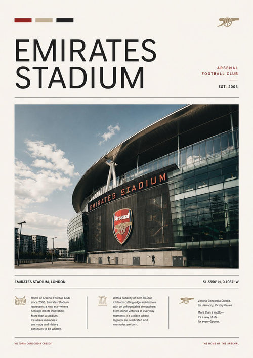 Arsenal Emirates Stadium Print