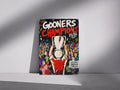 Gooners | Prem Champions 25/26 Abstract Style Poster Print | Arsenal Fan Gift | A3/A4/A5 Print | 136A