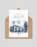 May include: A birthday card with a watercolour illustration of Chelsea FC's stadium, presented in a brown envelope. The card reads "Happy Birthday" and "Chelsea FC Forever", with the team's logo and "Pride of London" at the bottom.