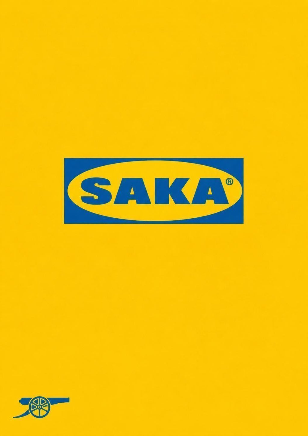 SAKA IKEA Style Greeting Card Inspired by Arsenal, Funny Football, Bukayo Saka Art, Arsenal Gift for Fans | 150