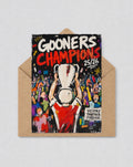 Gooners | Prem Champions 25/26 Abstract Style Card | Arsenal Fan Gift | Birthday Card Option | 136