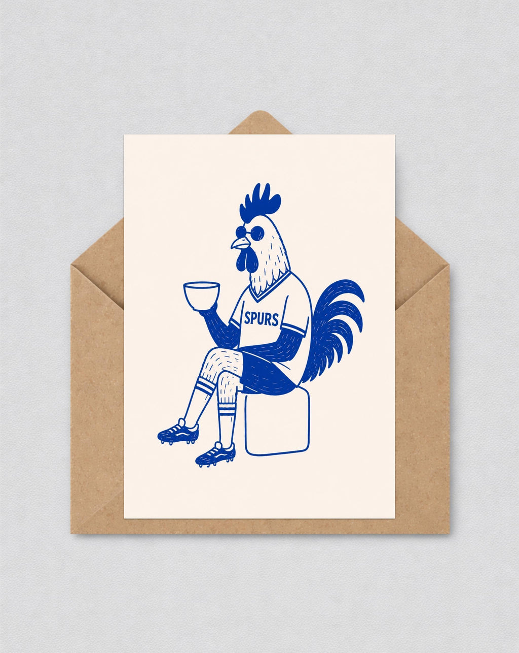 Funny Spurs Fan Card, Tottenham Hotspur Supporter Card, Spurs Birthday Card, Football Fan Greeting Card, Gift for Spurs Supporter | 187