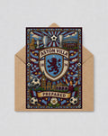Aston Villa Inspired Mosaic Style Gift for Fans, Aston Villa Wall Art, AVFC Decor, Aston Villa Greeting Card | 177