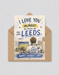 Leeds United Father's Day Card for Dad, Funny Leeds Fan Card, Dad, Leeds United Supporter Card | 180