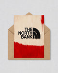Arsenal Inspired 'The North Bank' Greeting Card, Arsenal Fan Gift, Football Art, Minimalist Red Black Card | 142