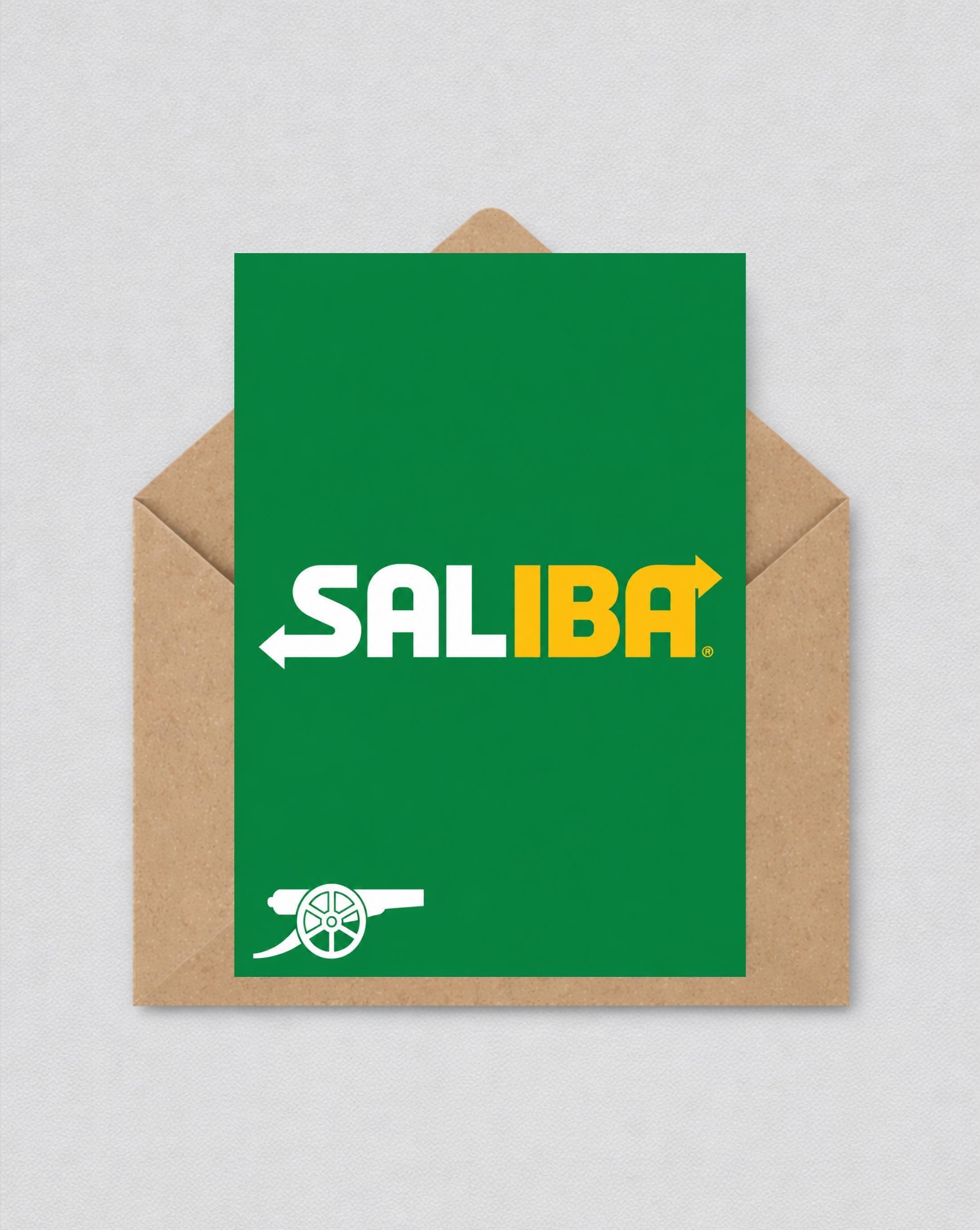 William Saliba Inspired Fast Food Card, Funny football Wall Art Poster, Arsenal Fan Gift, Greeting Card | 153