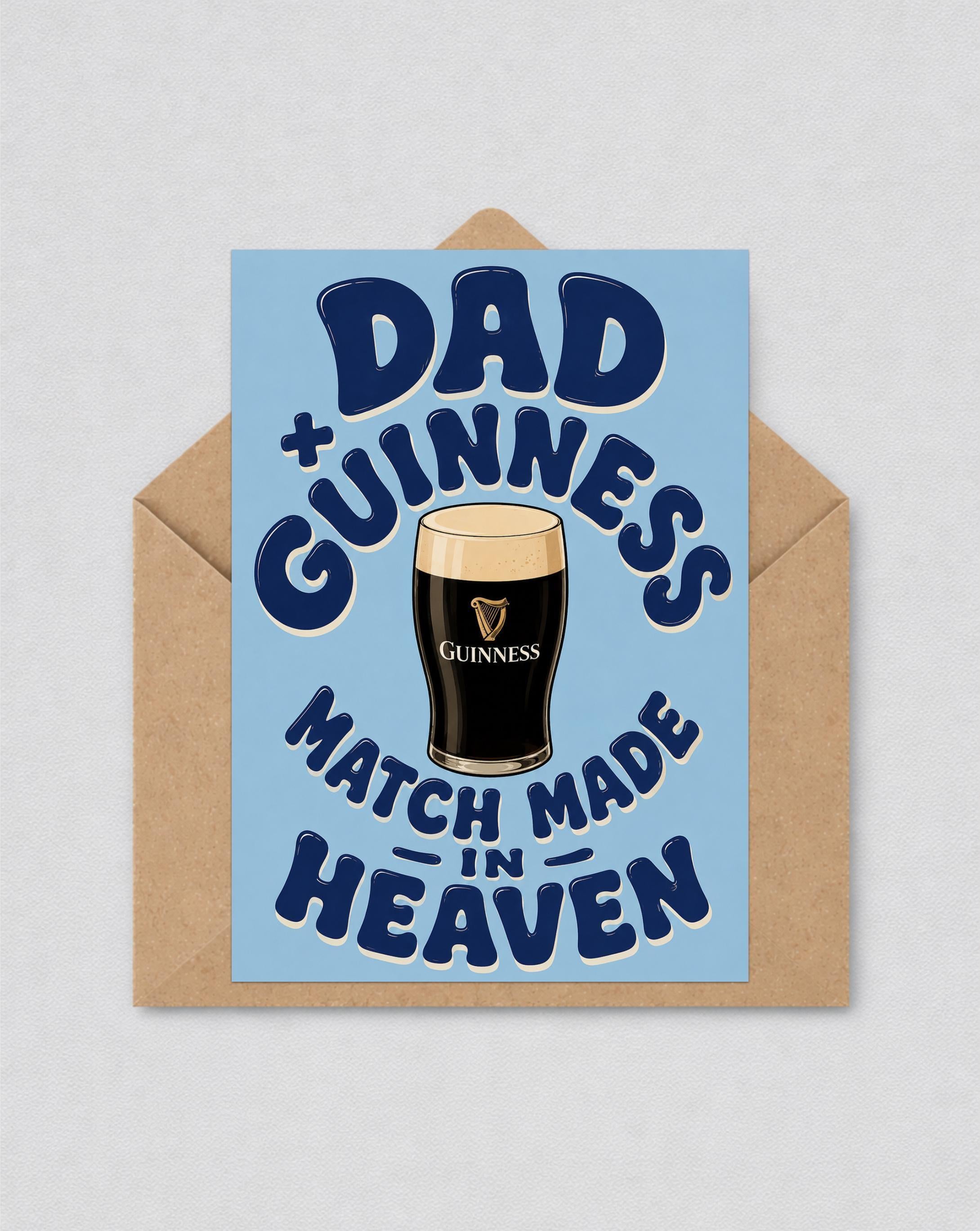 Funny Guinness Father's Day Card, Dad Guinness Card, Husband Gift, Boyfriend Card, Irish Dad Gift | 161