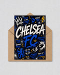 Chelsea FC Inspired Graffiti Art Birthday Card 7"x5" | Football Fan | 120