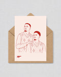 Gabriel & Saliba Step Brothers Card | Arsenal Fan Gift | Gunners Supporter Greeting Card | 194